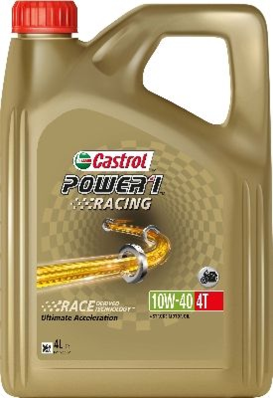 CASTROL Motoröl Castrol POWER1 Racing 4T 10W-40