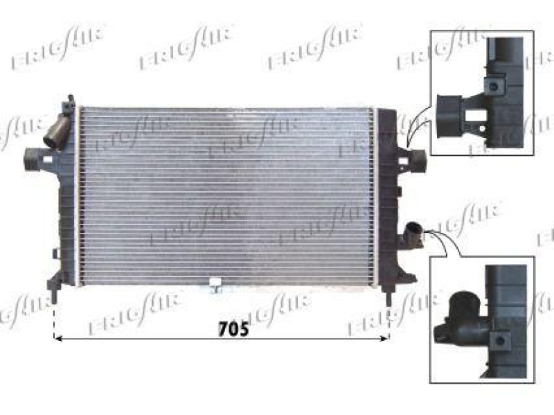 FRIGAIR Radiator, engine cooling