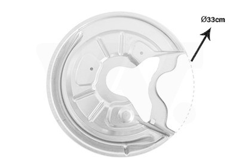 VAN WEZEL Spritzblech, Bremsscheibe 7622374