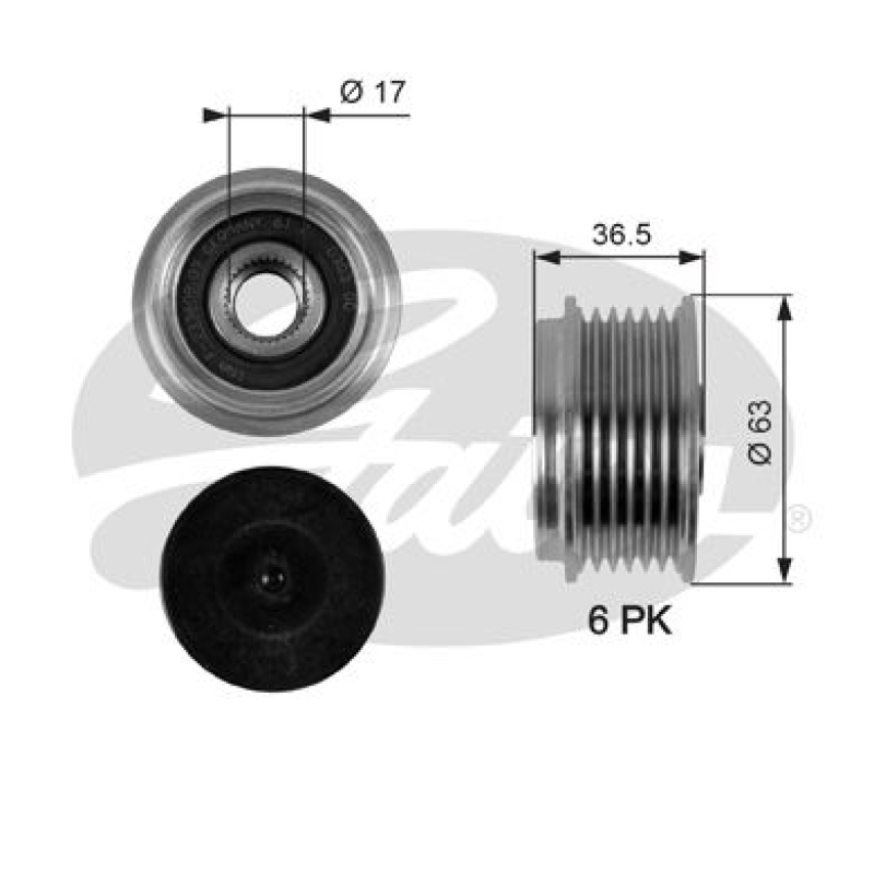 GATES Generatorfreilauf DriveAlign®