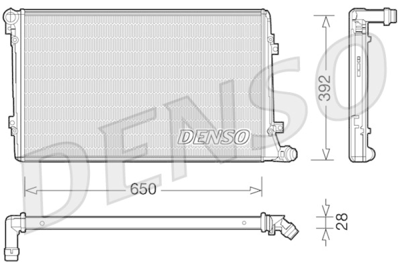 DENSO Kühler, Motorkühlung