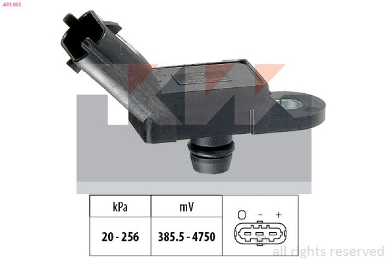KW Luftdrucksensor, Höhenanpassung Made in Italy - OE Equivalent
