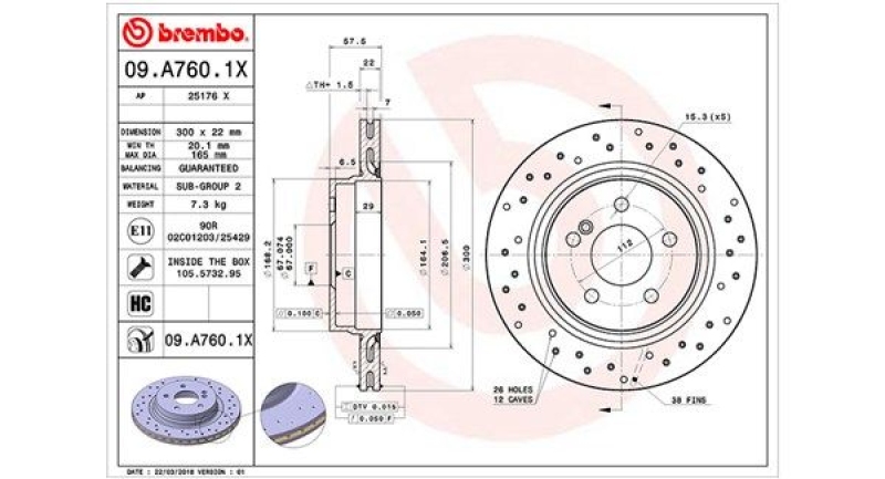 2x MAGNETI MARELLI Bremsscheibe