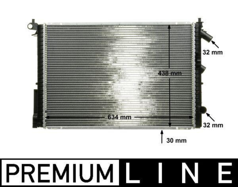 MAHLE Radiator, engine cooling BEHR *** PREMIUM LINE ***