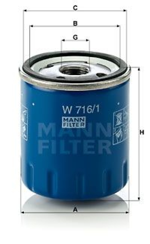 MANN-FILTER Ölfilter