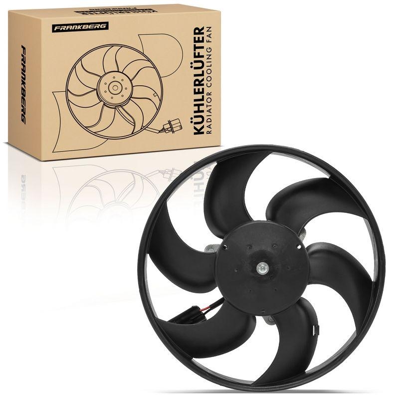 1x Frankberg Motork&uuml;hller Einfachl&uuml;fter ohne K&uuml;hlerl&uuml;fterrahmen passend f&uuml;r Land Rover Freelander 1998-2006 1.8L 2.0L 5481FB0043395