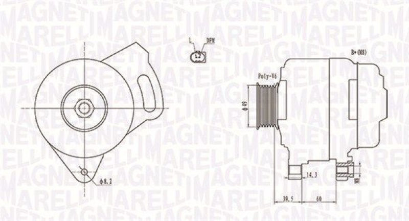 MAGNETI MARELLI Alternator