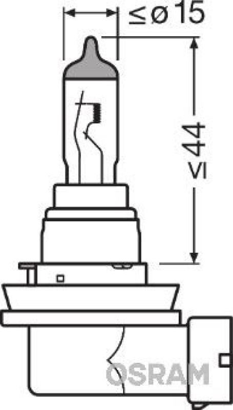 OSRAM Glühlampe, Abbiegescheinwerfer NIGHT RACER 110