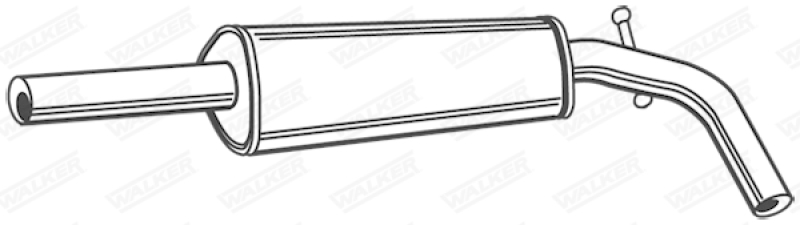 WALKER Mittelschalld&auml;mpfer 22058