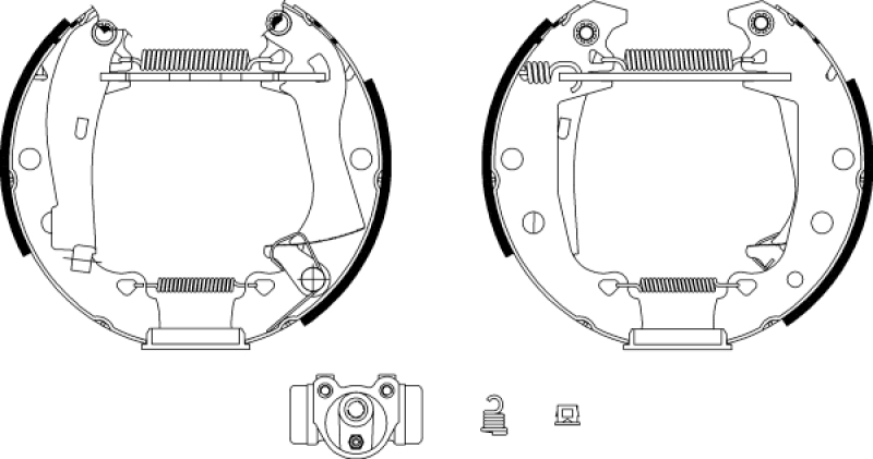 MINTEX Bremsbackensatz Shoe Kit Pro