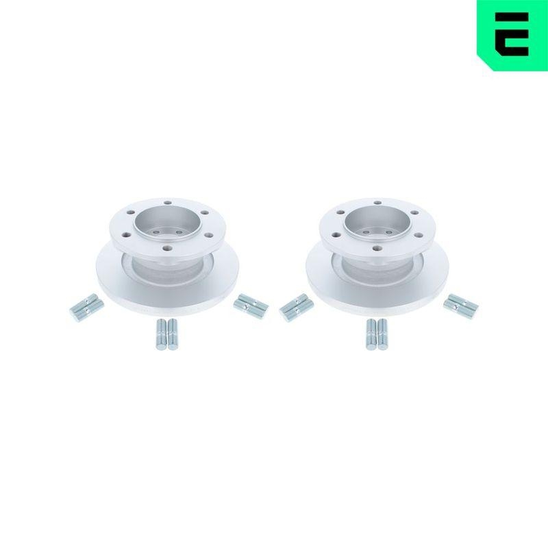 2x OPTIMAL Bremsscheibe