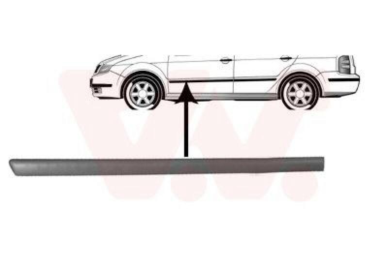 VAN WEZEL Trim/Protective Strip, door