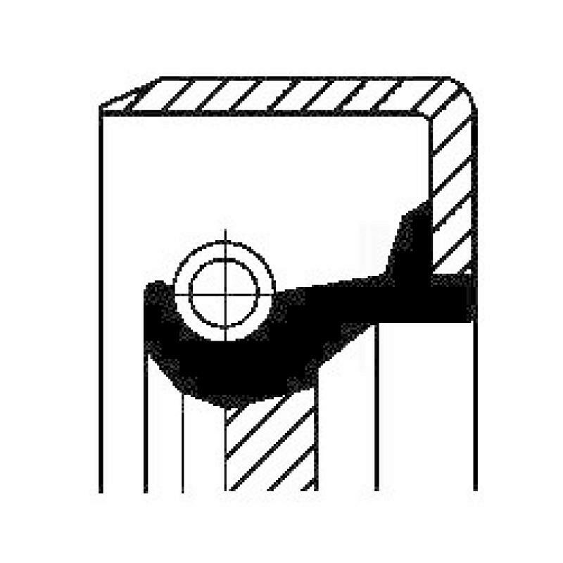 CORTECO Shaft Seal, automatic transmission