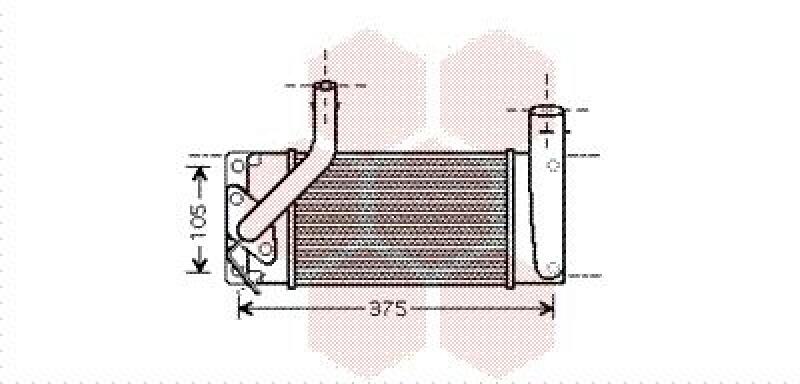 VAN WEZEL Intercooler, charger
