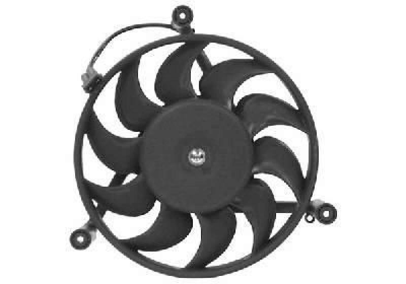 VAN WEZEL Fan, radiator