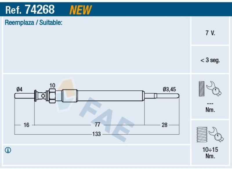 FAE Glow Plug