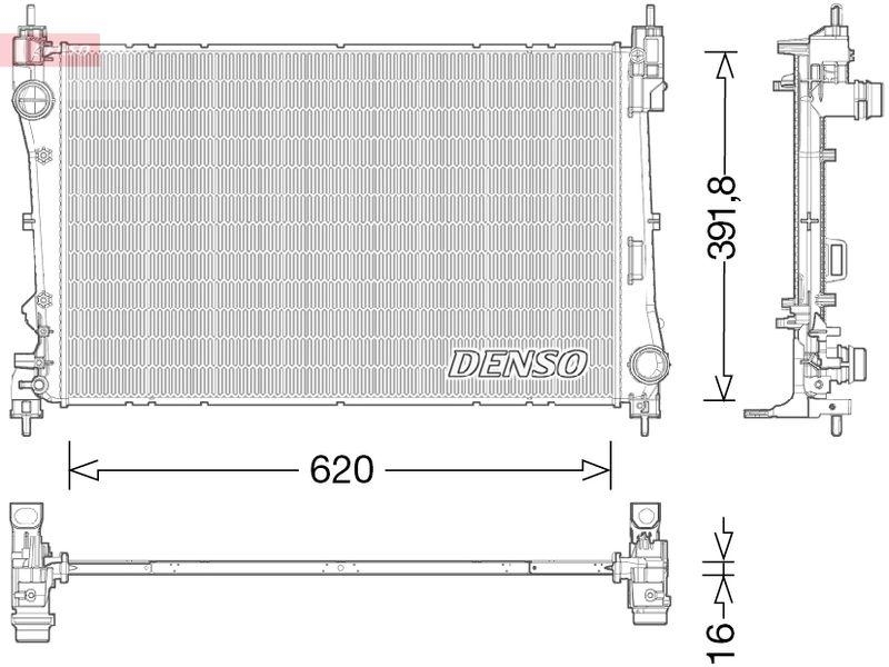 DENSO Radiator, engine cooling