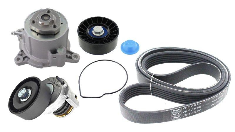 SKF Wasserpumpe + Keilrippenriemensatz