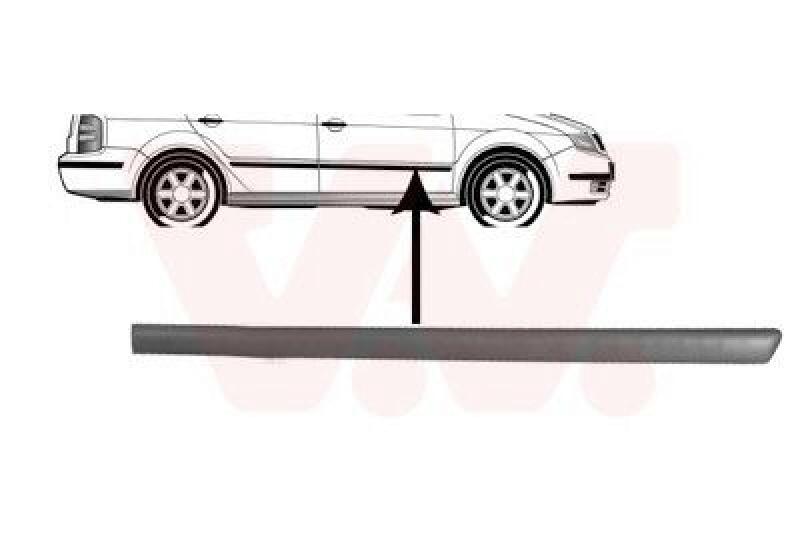 VAN WEZEL Trim/Protective Strip, door