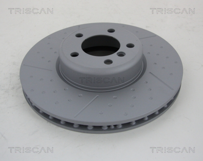 2x TRISCAN Brake Disc COATED