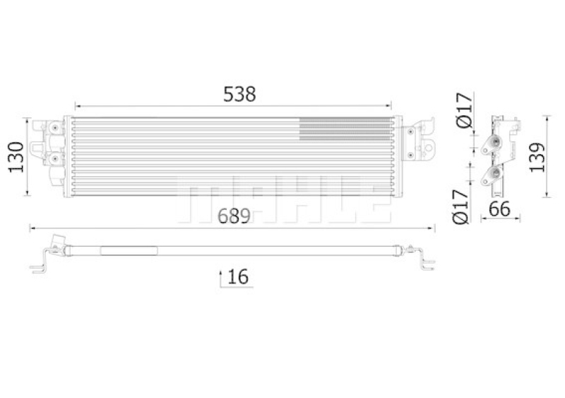 MAHLE Oil Cooler, automatic transmission BEHR *** PREMIUM LINE ***