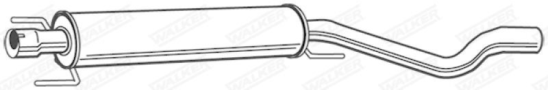 WALKER Mittelschalldämpfer