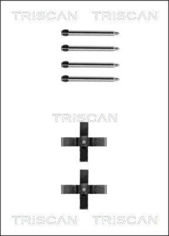 TRISCAN Accessory Kit, disc brake pad