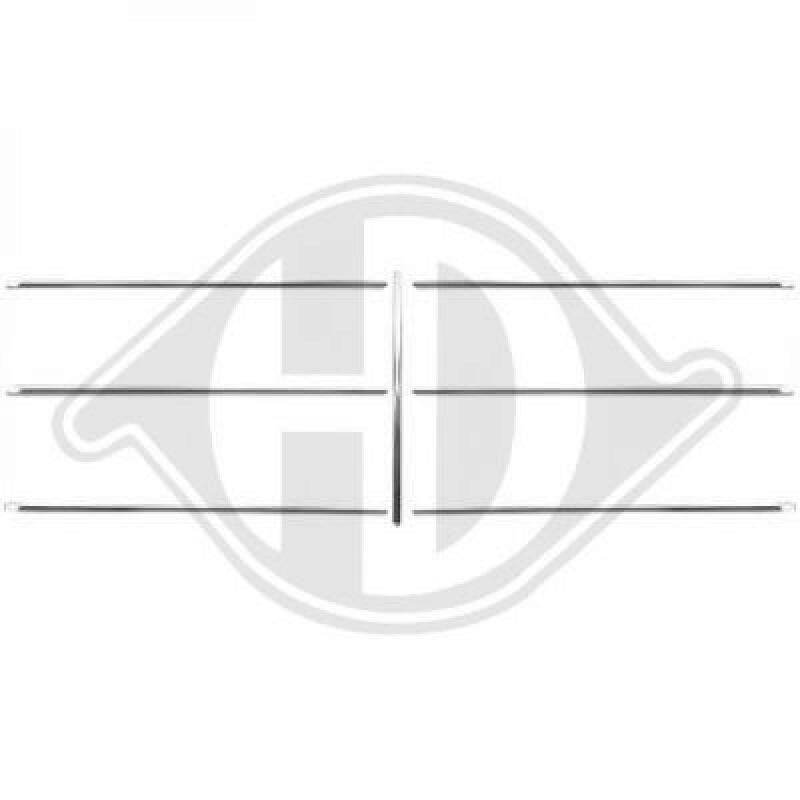 DIEDERICHS Trim/Protective Strip Set, radiator grille