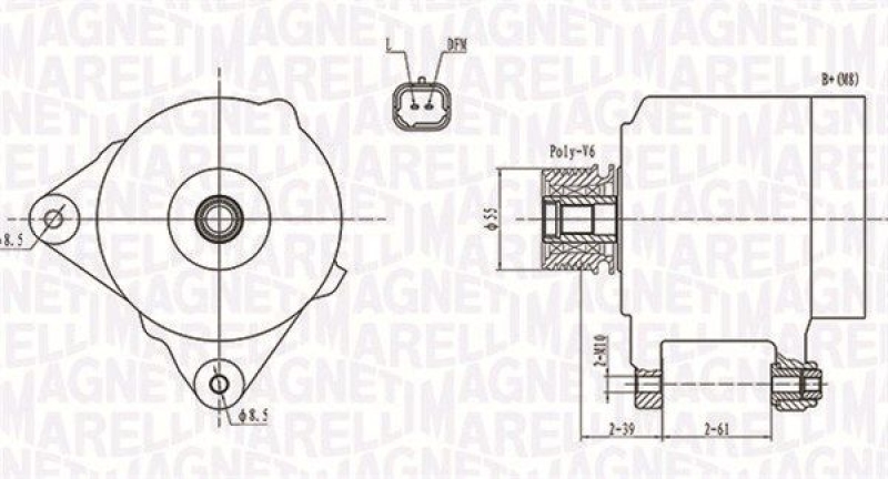 MAGNETI MARELLI Alternator