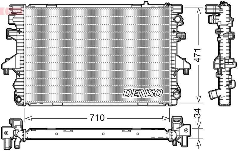 DENSO Radiator, engine cooling