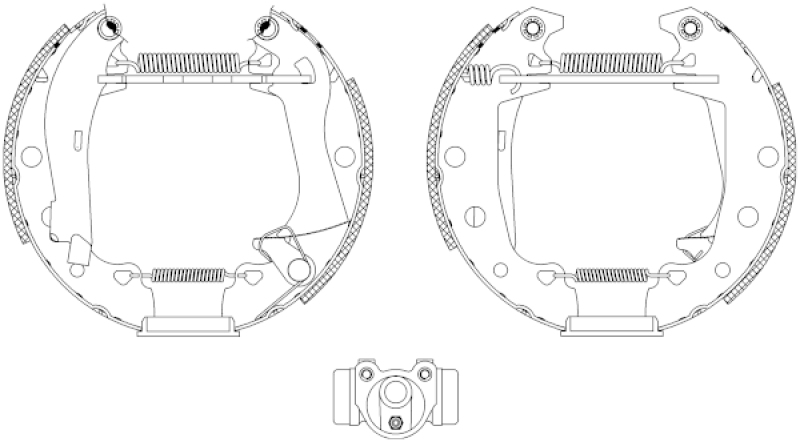 MINTEX Bremsbackensatz Shoe Kit Pro