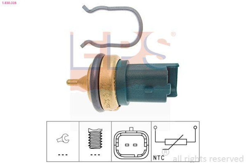 EPS Sensor, Kühlmitteltemperatur Made in Italy - OE Equivalent