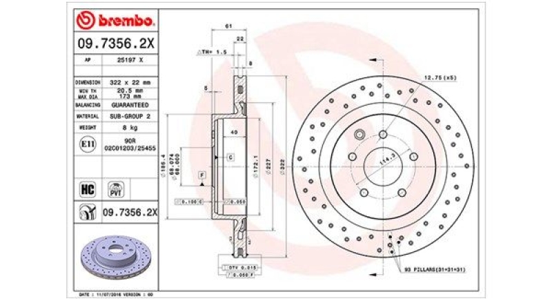 MAGNETI MARELLI Bremsscheibe
