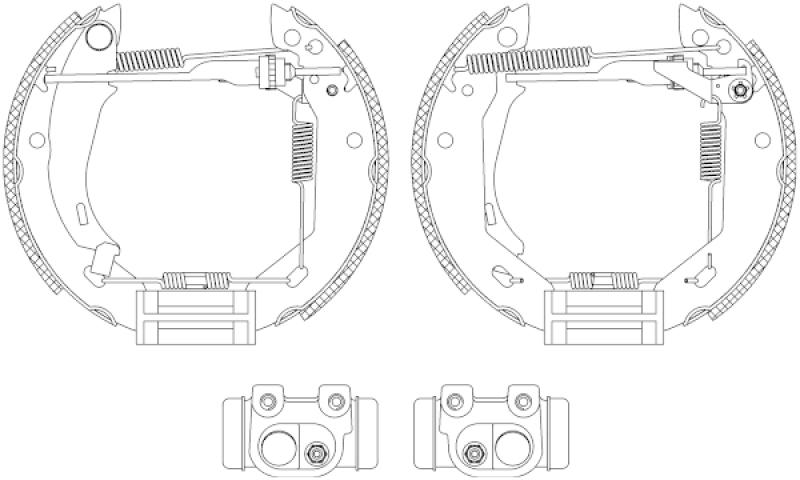 MINTEX Bremsbackensatz Shoe Kit Pro