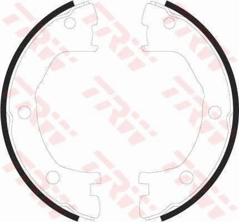 TRW Brake Shoe Set, parking brake