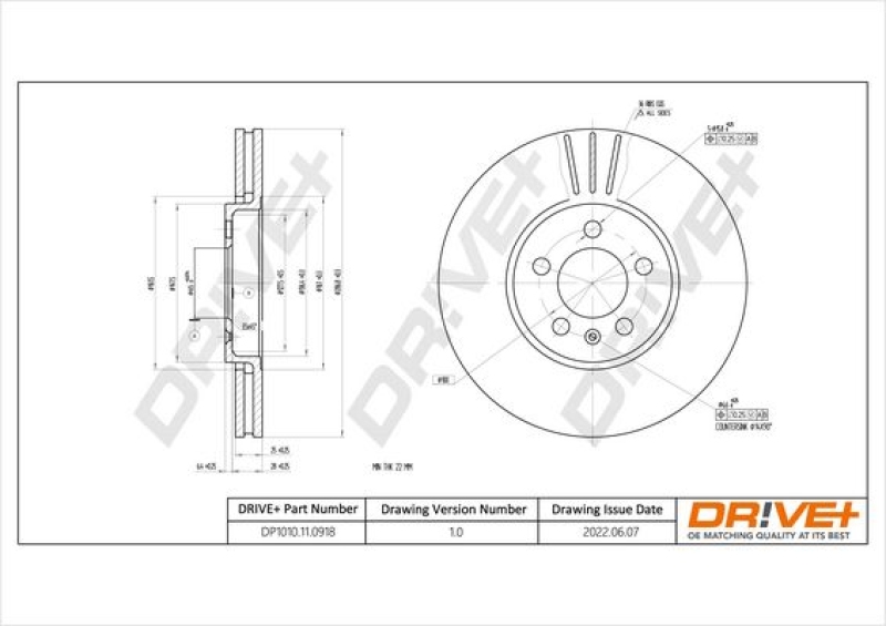 2x Dr!ve+ Bremsscheibe