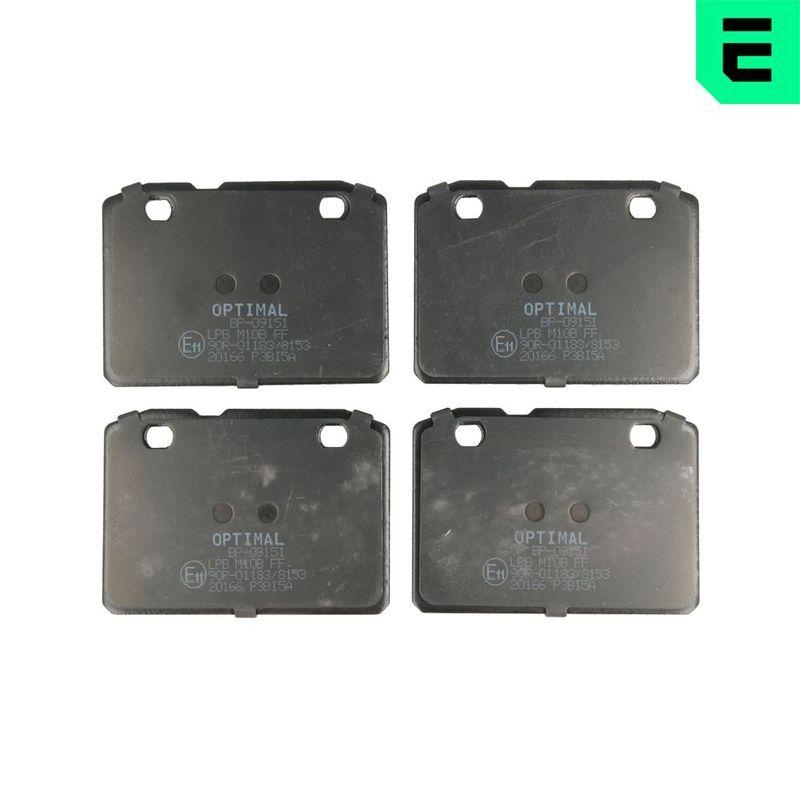 OPTIMAL Bremsbelagsatz, Scheibenbremse