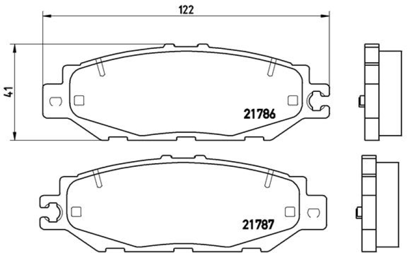 BREMBO Bremsbelagsatz, Scheibenbremse PRIME LINE