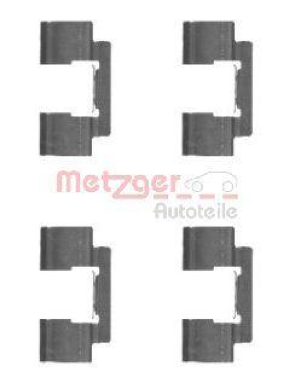 METZGER Zubehörsatz, Scheibenbremsbelag 109-1732