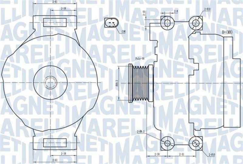 MAGNETI MARELLI Generator 63731773010