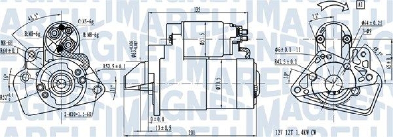 MAGNETI MARELLI Starter