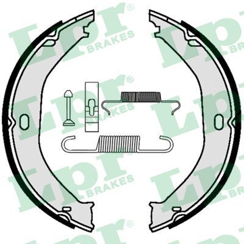 LPR Brake Shoe Set, parking brake
