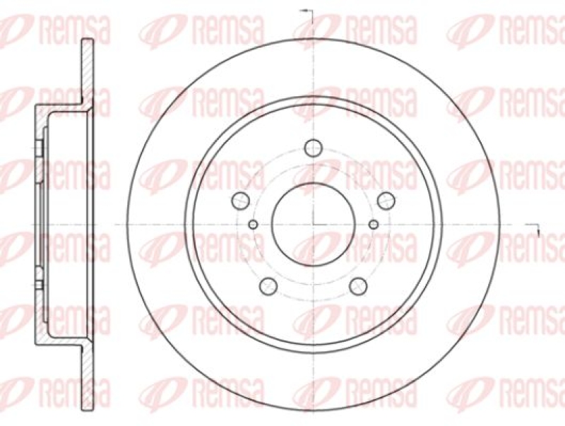 2x KAWE Bremsscheibe