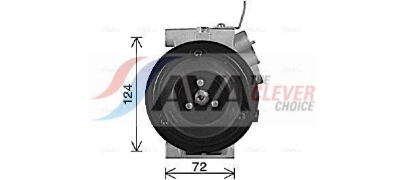 AVA QUALITY COOLING Kompressor, Klimaanlage