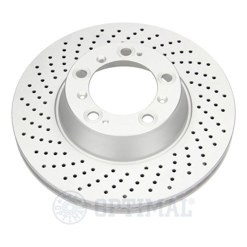 2x OPTIMAL Brake Disc COATED