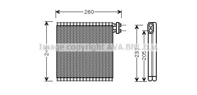 AVA QUALITY COOLING Verdampfer, Klimaanlage