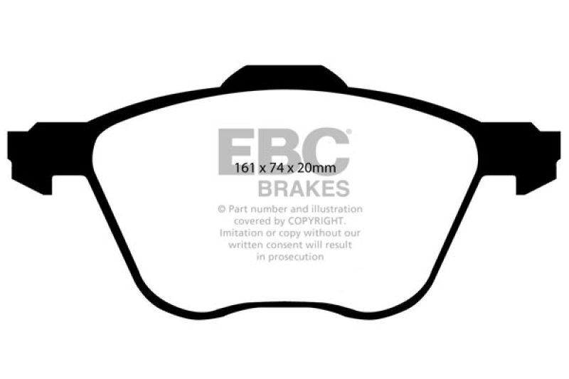 EBC Brakes Bremsbelagsatz, Scheibenbremse