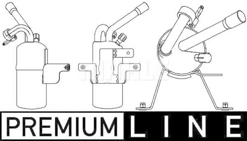 MAHLE Trockner, Klimaanlage PREMIUM LINE AD 297 000P
