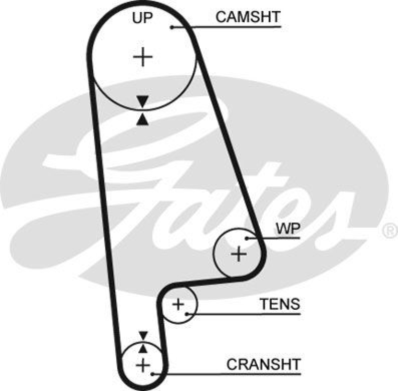 GATES Timing Belt RPM&trade; Racing Timing Belt