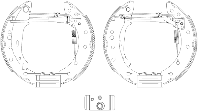 MINTEX Bremsbackensatz Shoe Kit Pro